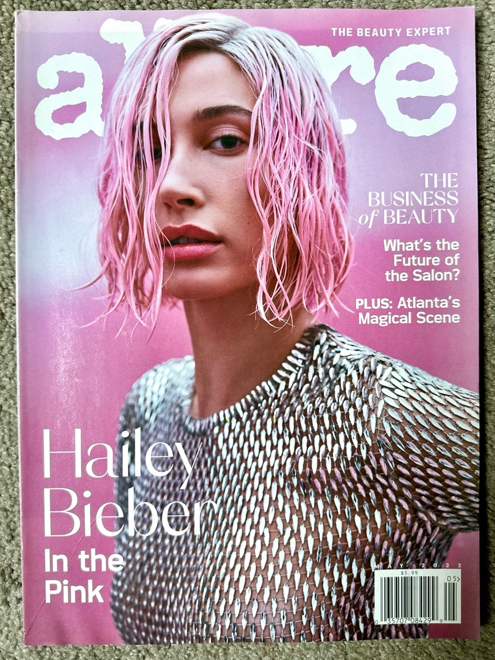 Allure Magazine - Hailey Biber - May 2022